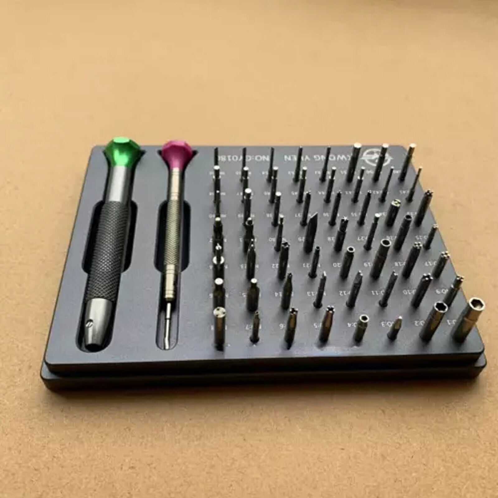 56 Tips Watch Screwdriver Set Stainless Steel Assortment Watch Repair Tool Kits