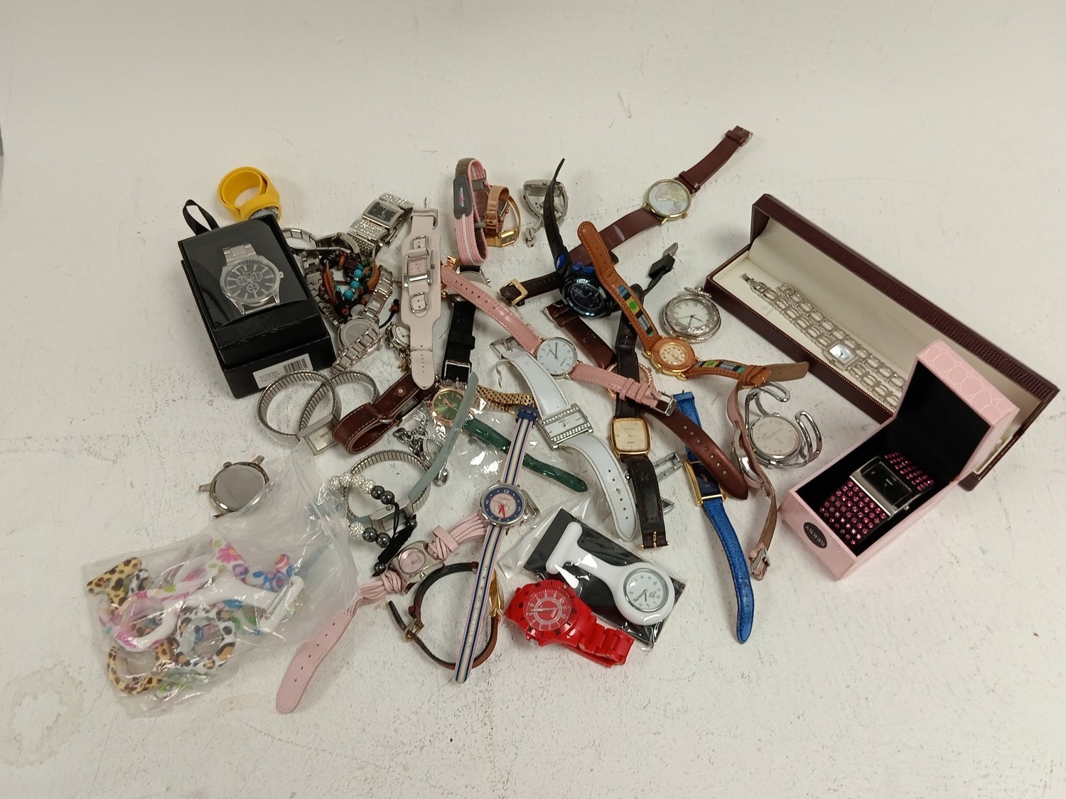 Mixed Lot of Watches and Accessories Untested Various Brands And Styles Job Lot