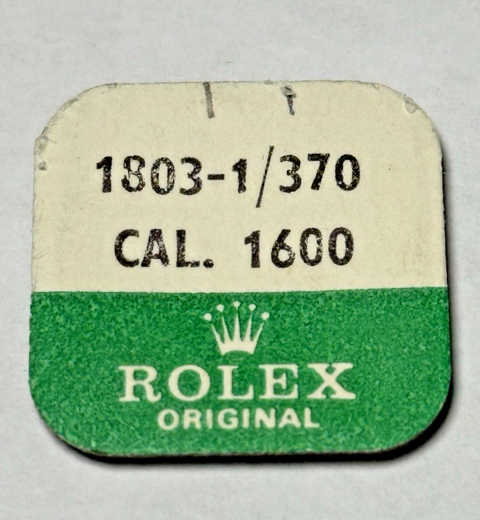 Genuine Rolex Mainspring Standard Cal 1600/1601/1602 Datejust Part 1803-1 NOS