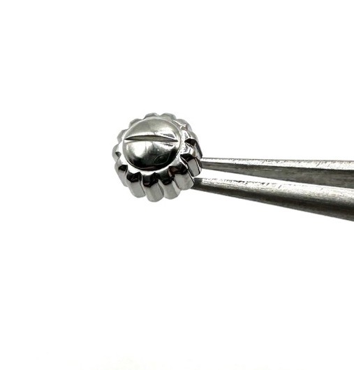 New Generic 5.0mm Stainless Steel Crown Part To Fit Ebel 1911 Watch