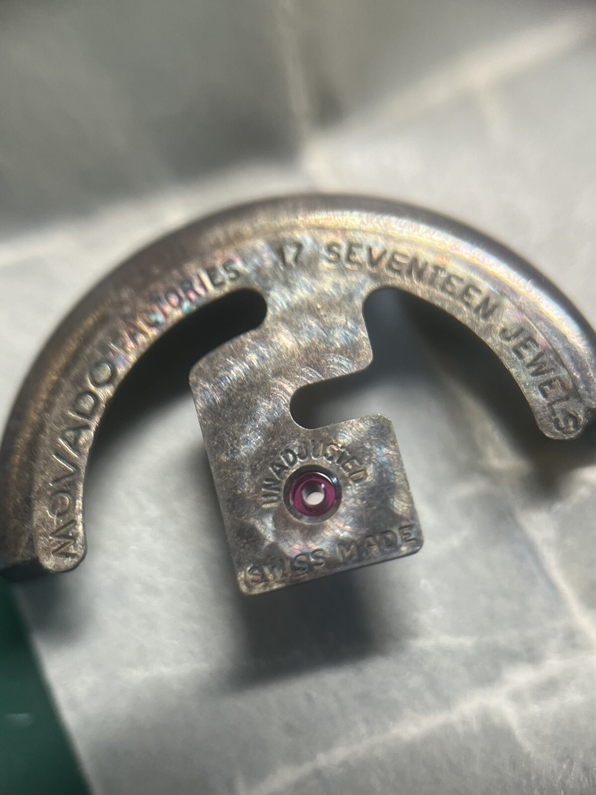 NOS Movado Cal. 165 Automatic Rotor Part 1143, 165-1143