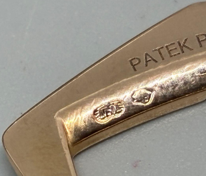 Patek Philippe 18K Rose Gold Watch Tang Buckle 16mm 3.45g 750 Hallmarked