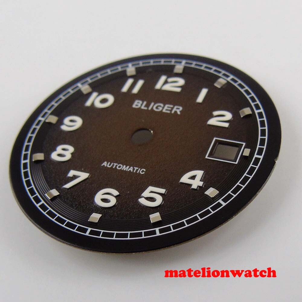 31.5mm Watch Dial Faces Date Window Fit For ETA 2824 Miyota 8215 821A DG2813