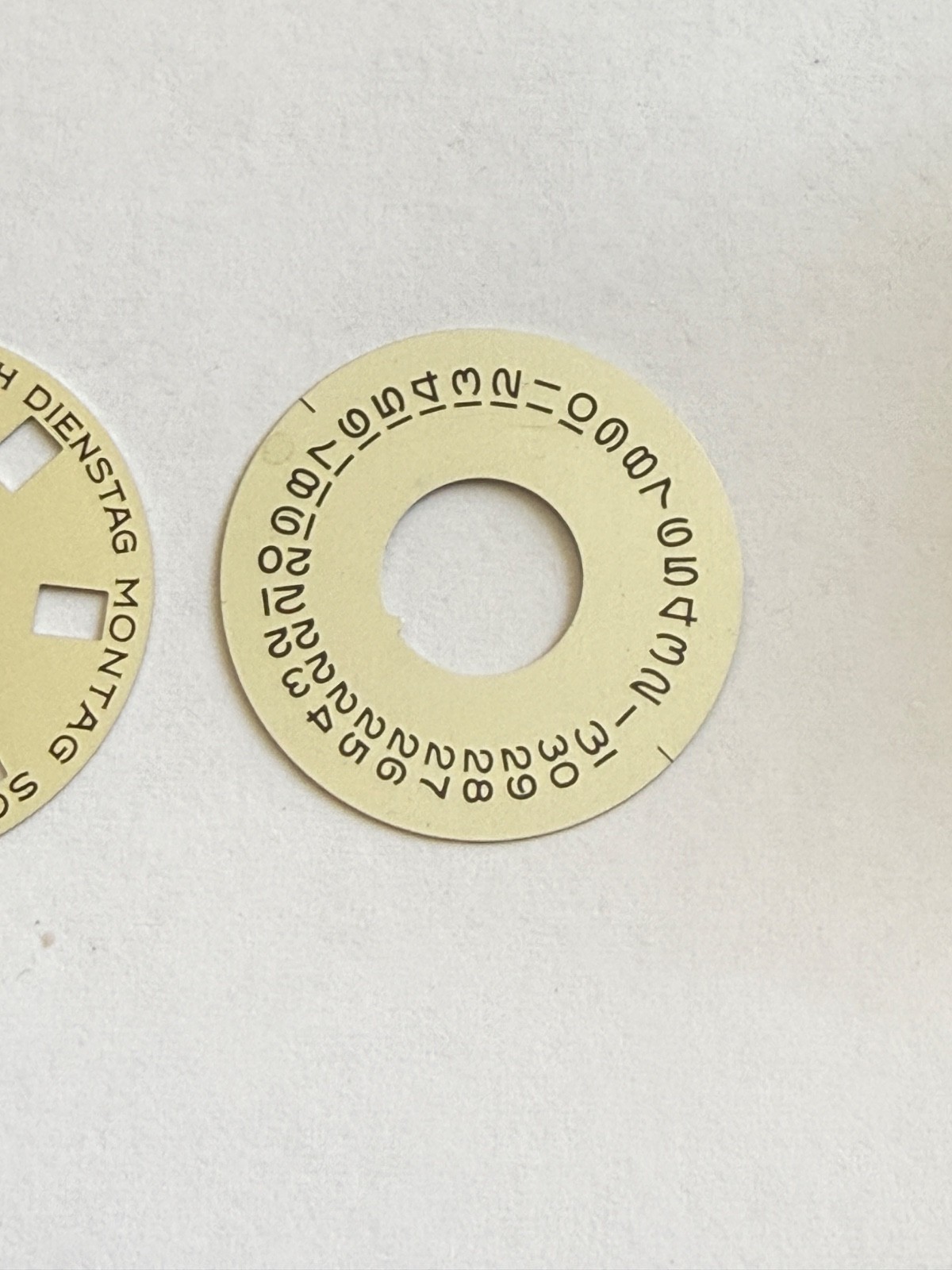 Rolex 1555-1556 Deutsch Indicator Disc Date DAY-DATE Champagne 1803 1802 1807