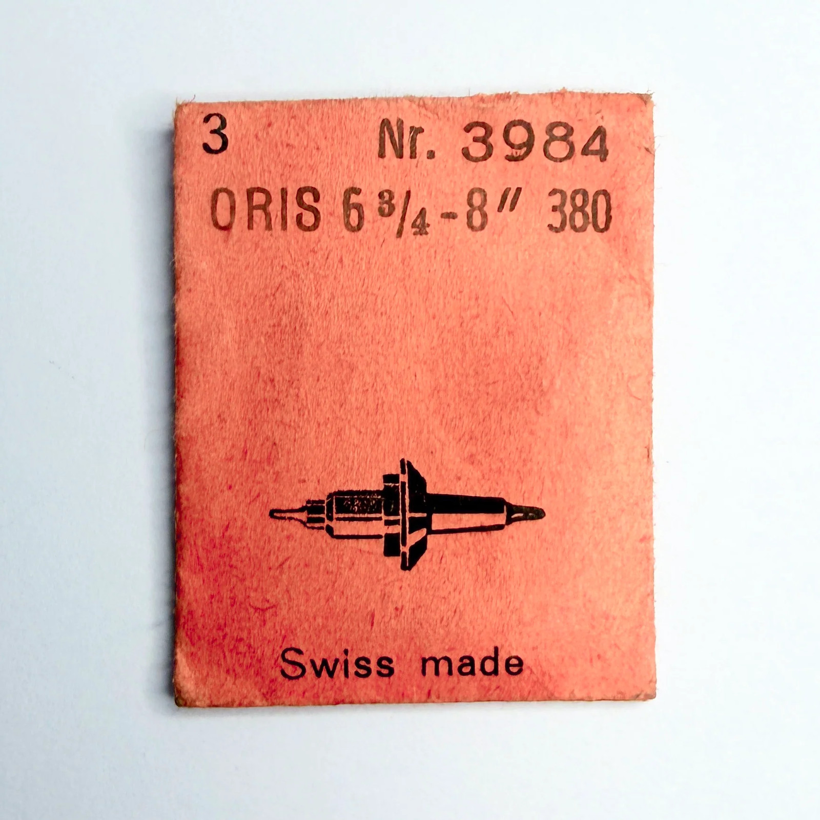 Oris 380 / 381 / 382 – Balance Staff – Ronda No.3984