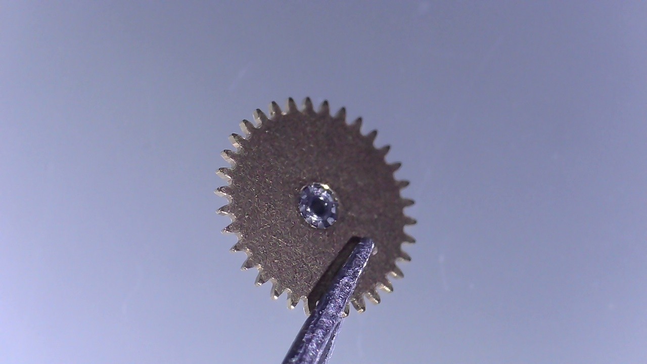 Eta 2897 Watch Wheel Part 260 (A01A51) Height 1.62 mm Ø 4.03 mm Brass Steel