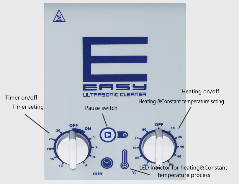 3L Stainless Steel Easy Ultrasonic Cleaner Cleaning Bath For Watch Jewelry Parts