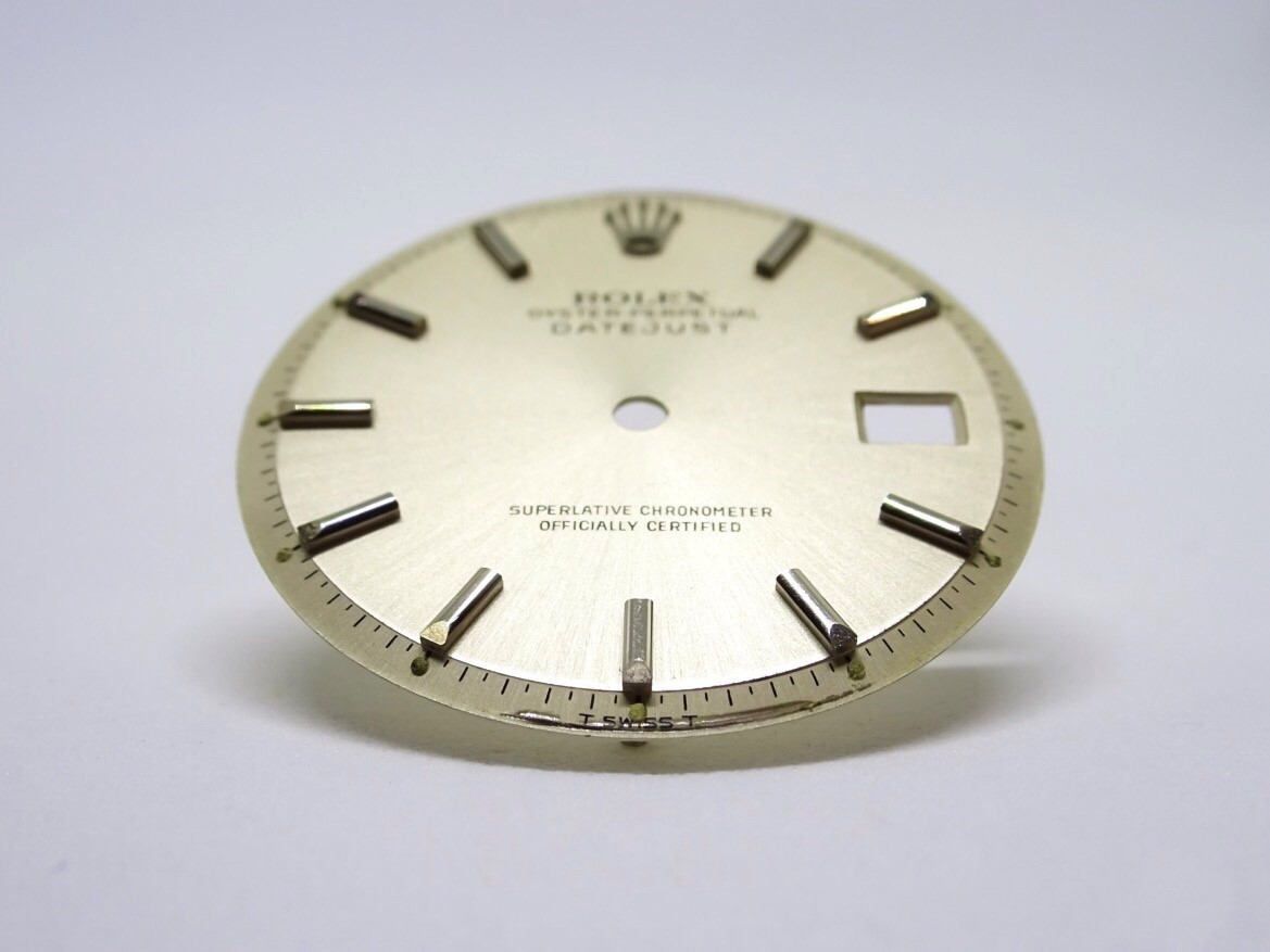 Rolex Men’s Slowset Datejust Non Quick Silver Watch Dial Part 1601 1603 1600