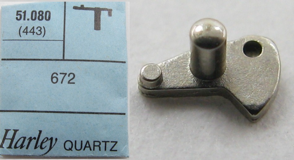 Movement Quartz Harley Ronda 672 watch part setting lever #443
