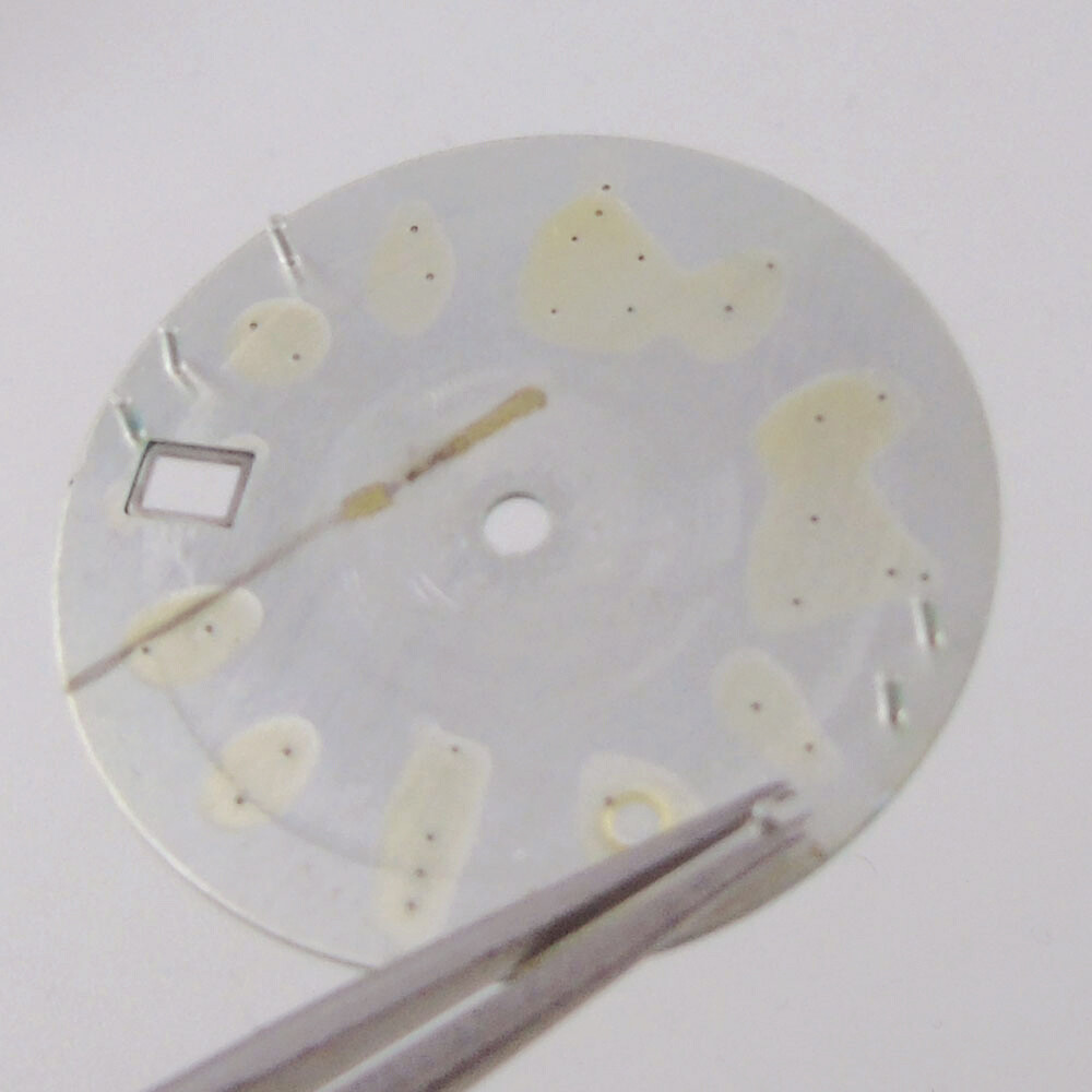 29mm Blue White Black Sterile Sunburst Watch Dial Fit Automatic NH35A NH36A Date