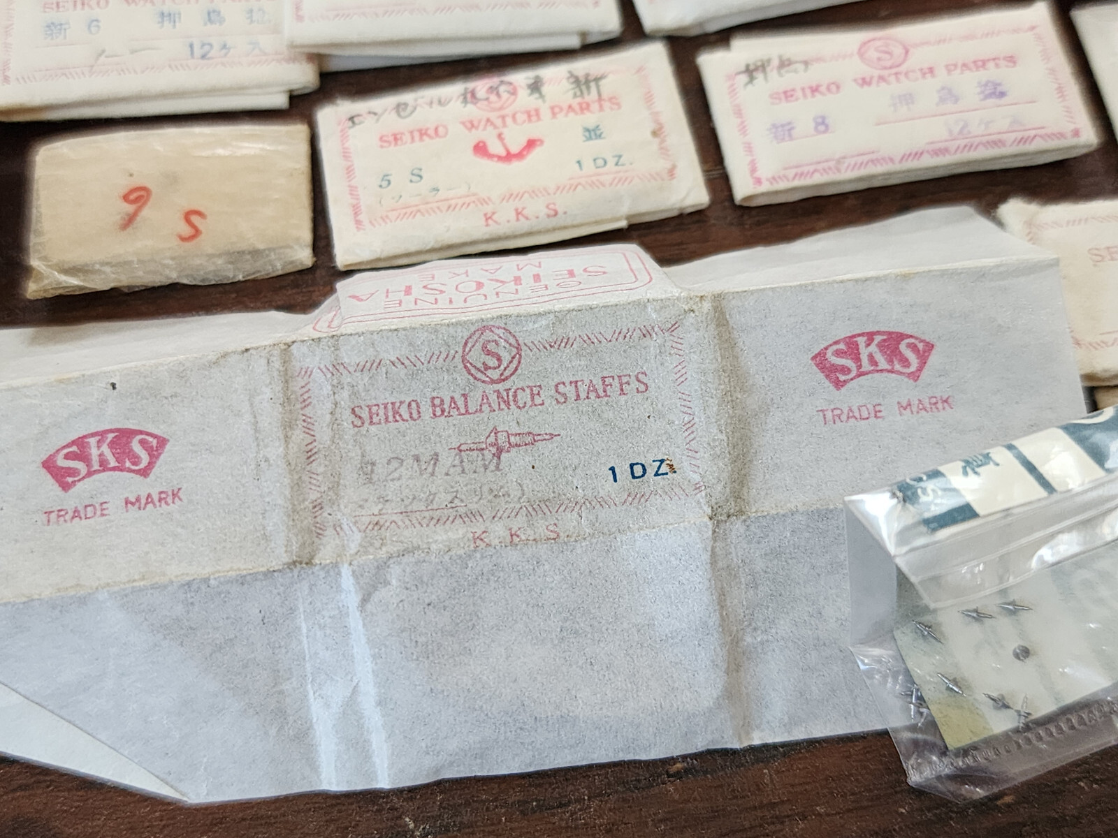 Large Assorted Seiko Seikosha Parts Lot Watchmaker Unsorted 1960 1970 1980 2