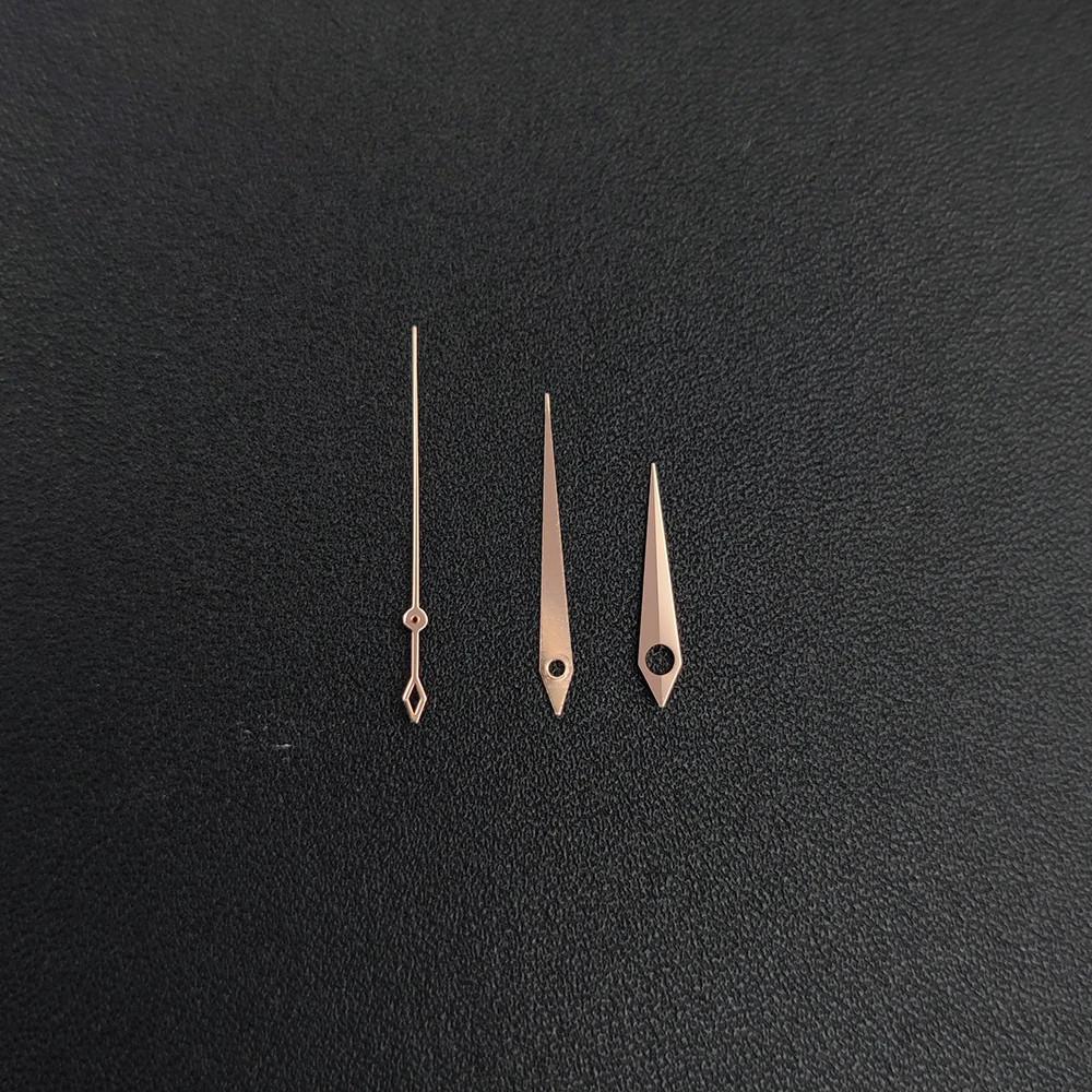 NH35 Watch Hands Set 10x14x15mm Silver Rose Gold Replacement Needles