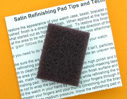 Satin / Brushed Finishes Refinish Pad for Carl Bucherer® Watch Scratch Removal