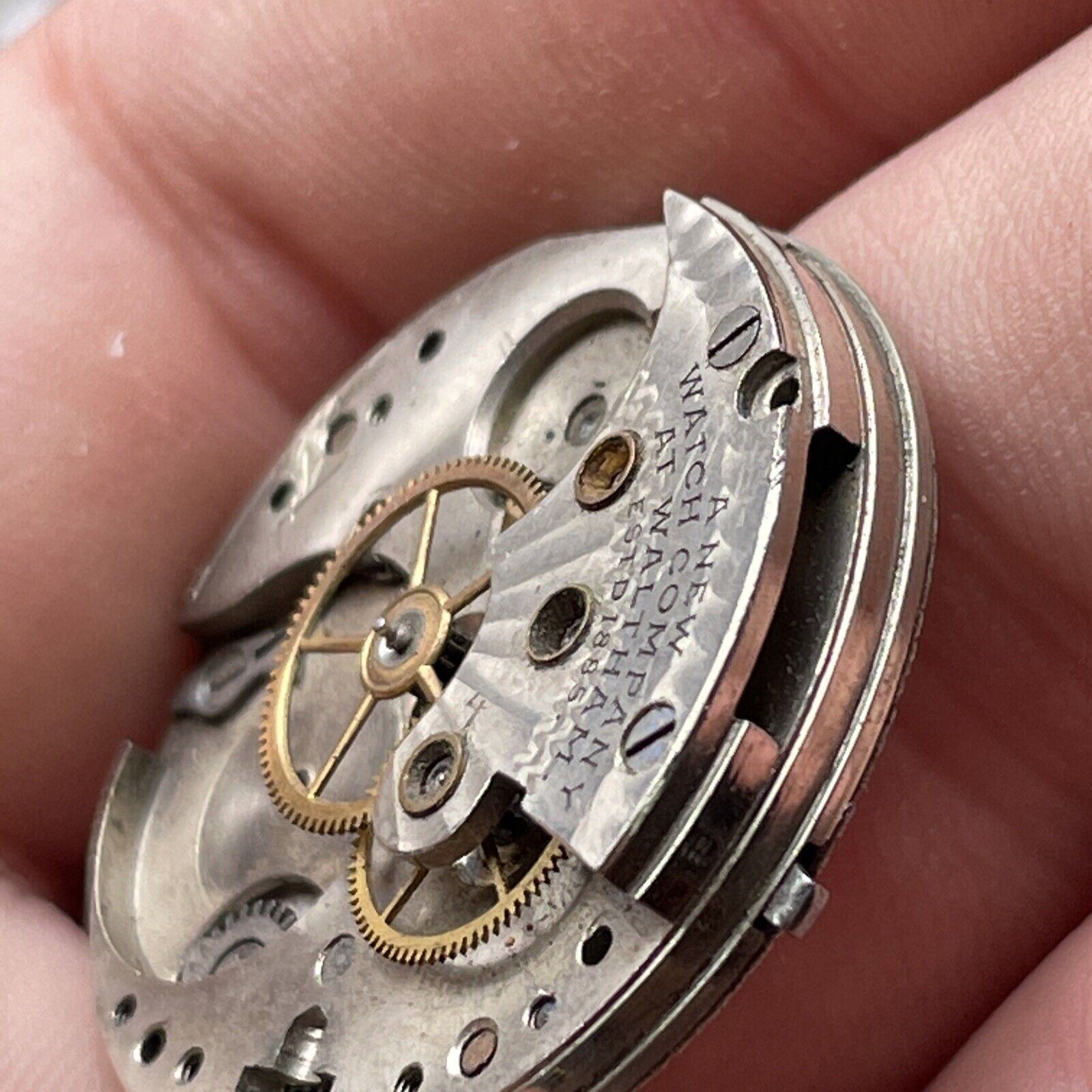 Vintage Waltham Watch Co. Face And Movement