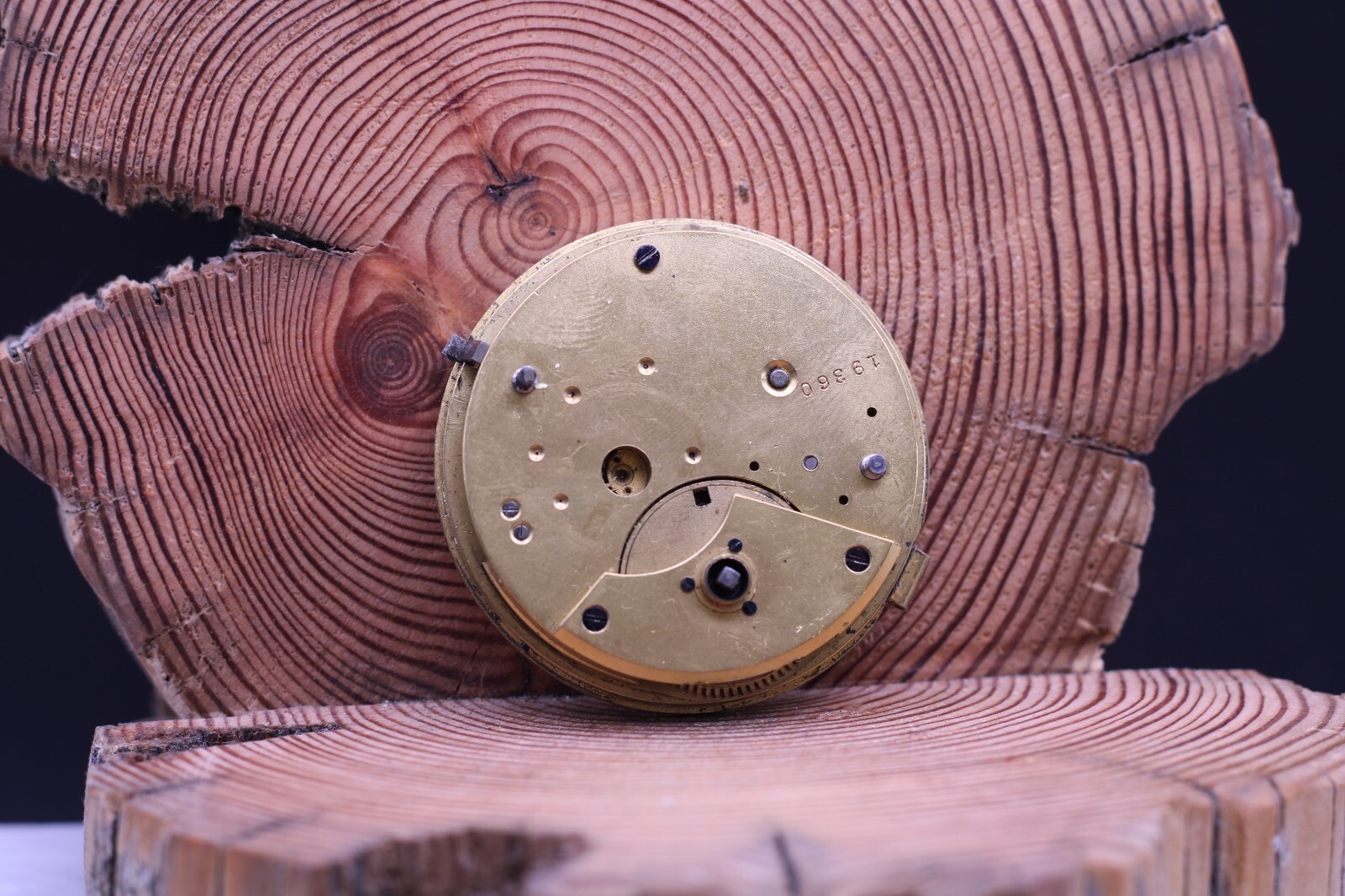 VICTORIAN KEYWIND POCKET WATCH MOVEMENT #19360 43.2mm FOR REPAIR (KL)