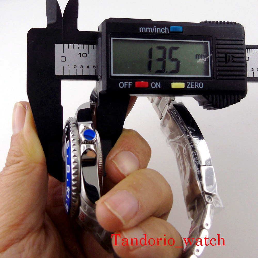 38mm/40mm Stainless Steel Watch Case Sapphire Glass Fit NH34 NH35 NH36 Oyster