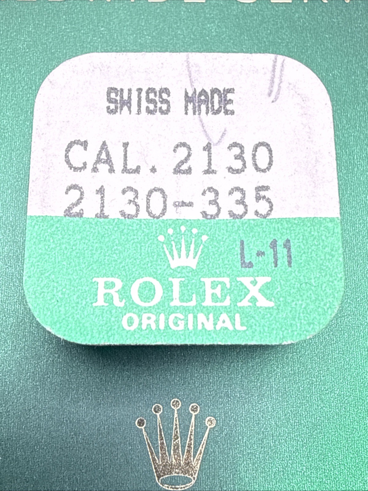 Genuine Rolex Cal. 2130 Part 335 Minute Pinion w/Cannon Pinion-New In Sealed