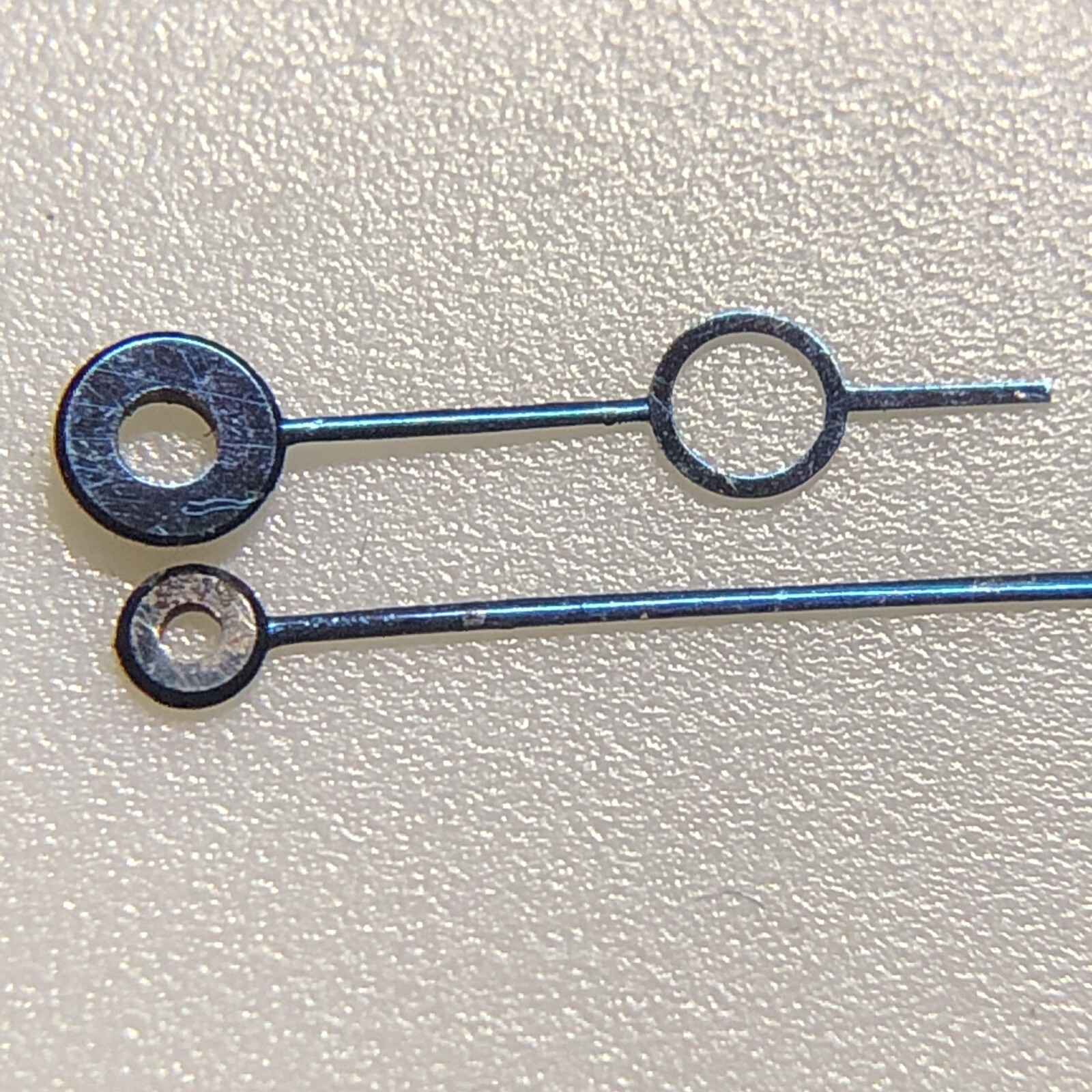 lancette orologio ora e minuti blu “lollipop” vintage (1)