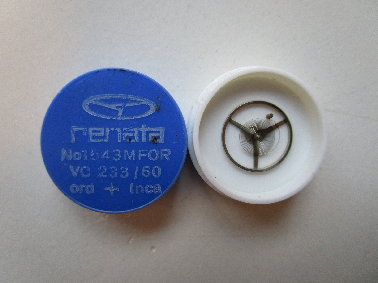 VC Cupillard cal. 233-60 ord & inca Balance complete watch movement part