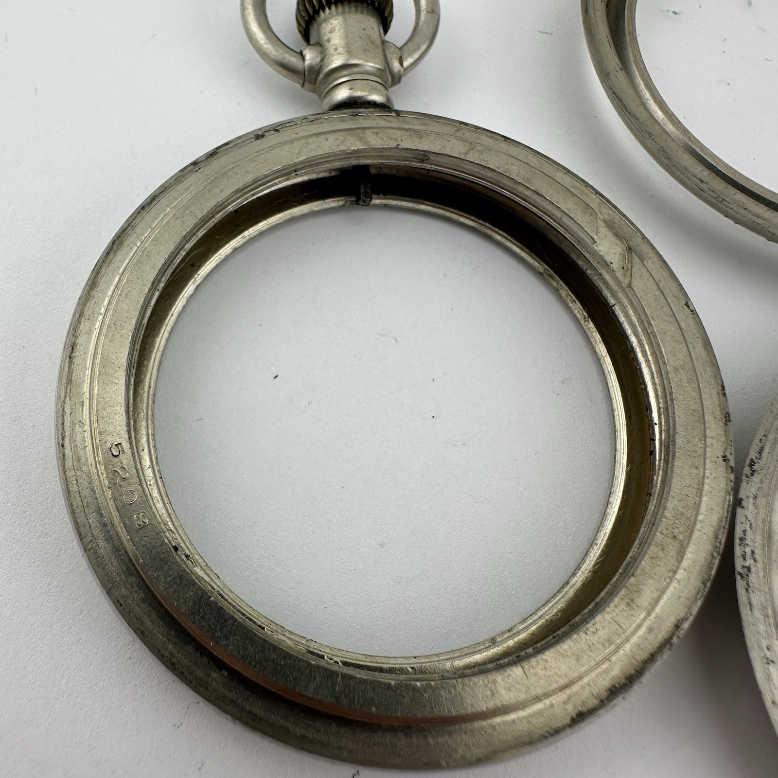 Philadelphia Watch Case Co. 18 Size Silverode Lever Set Pocket Watch Case