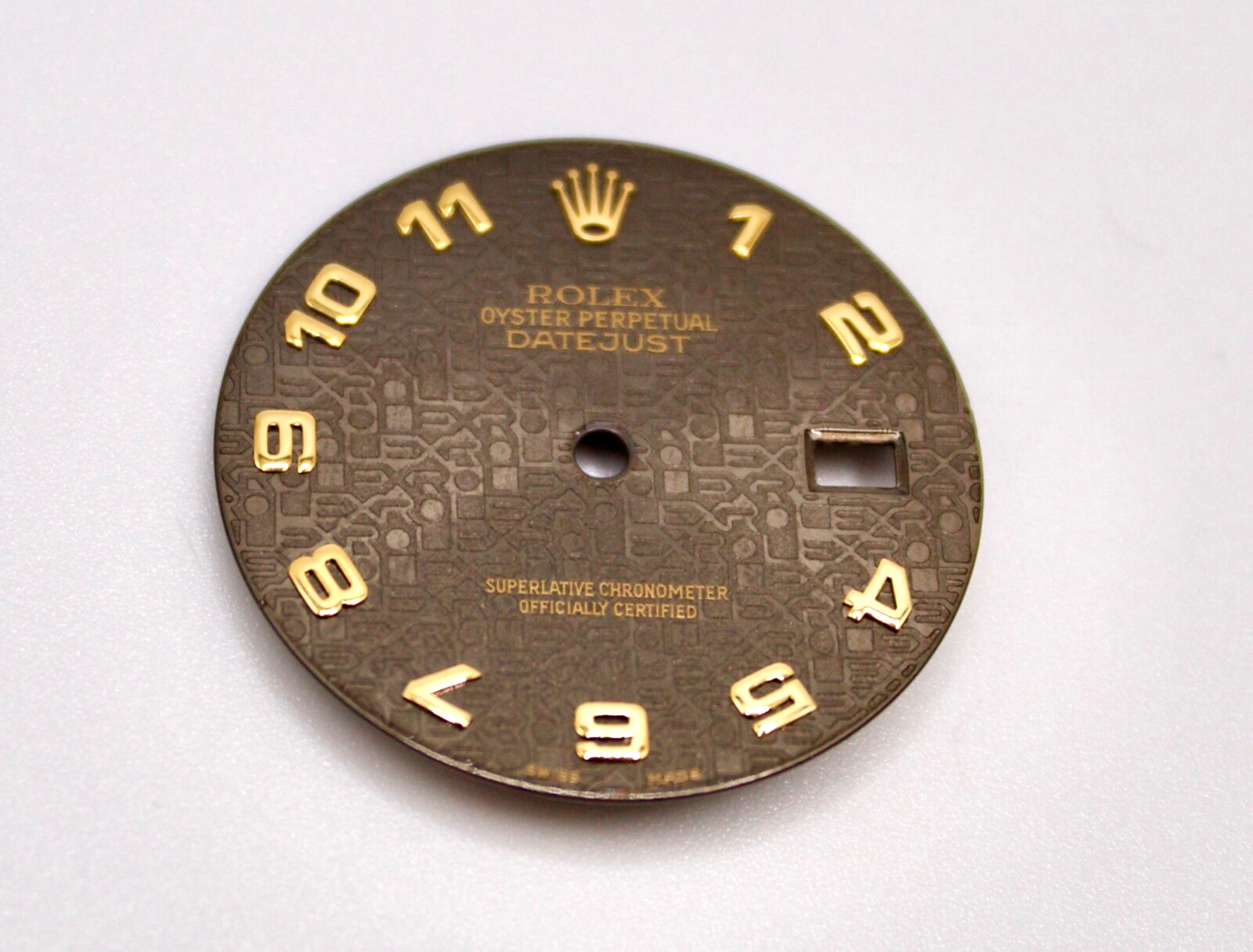 ORIGINAL Rolex Dial 36mm Datejust Bronze T/T YG Anniversary 16233/16203 Swiss