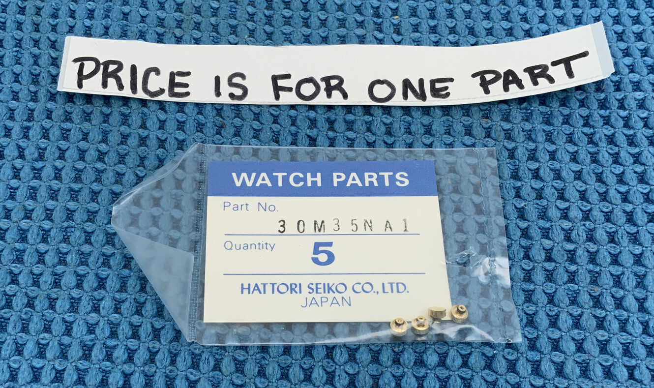 SEIKO crown 30m35na1 Original New Old Stock. Price For One Crown. 22m-30n R