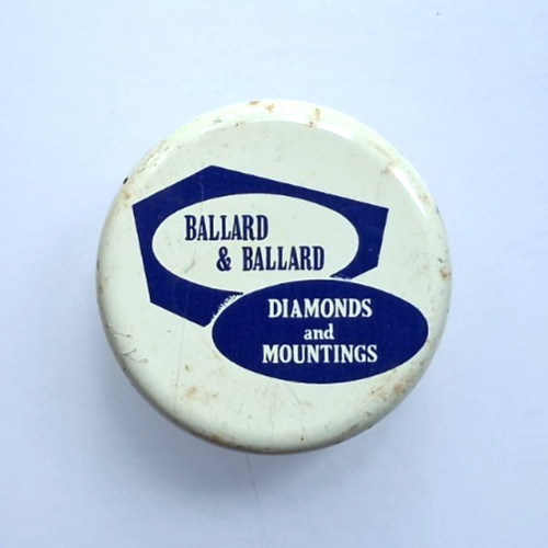 Ballard & Ballard Vintage Watch Parts Tin 45mm Advertising Fountain Valley, CA