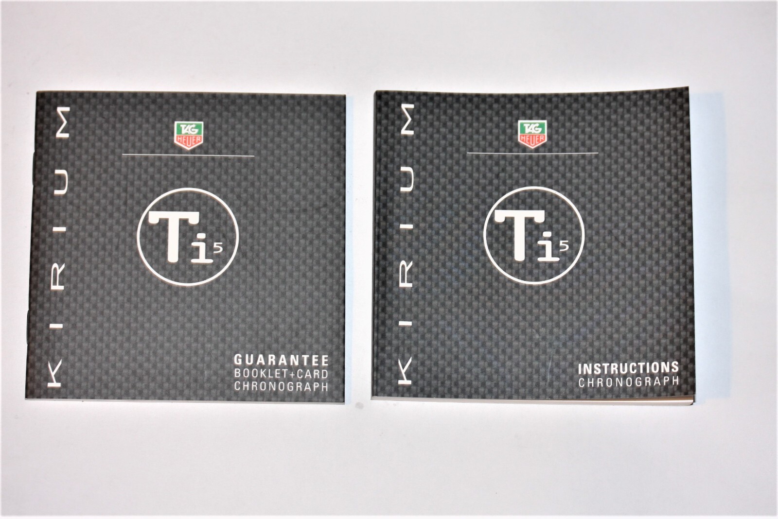 TAG Heuer Ti5 Chronograph Instructions and Guarantee Booklet for Model CL1180