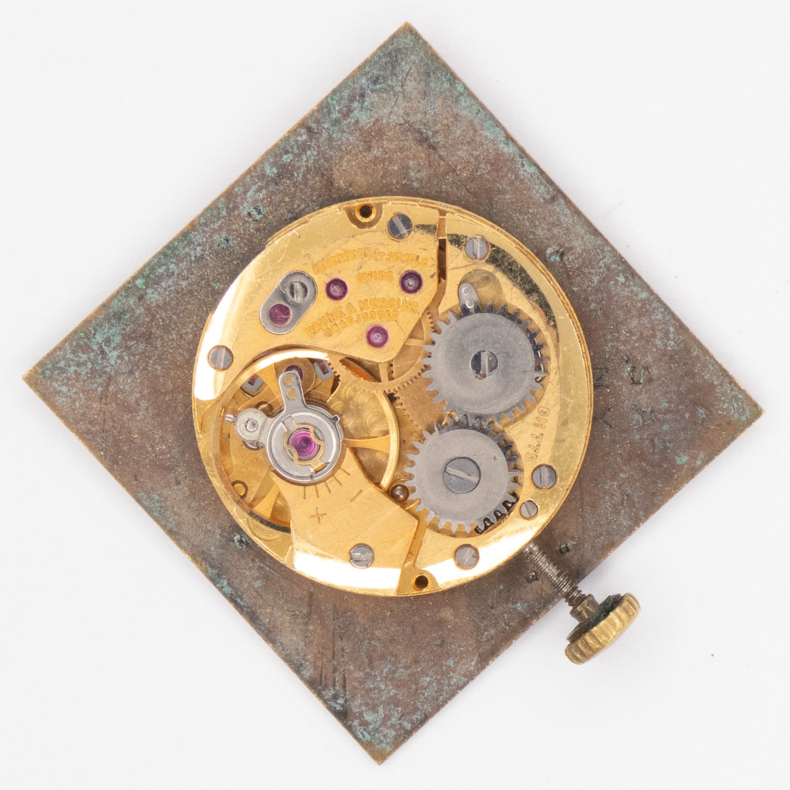 Vintage Baume & Mercier Caliber BM 775 17-Jewel Wristwatch Movement, Keeps Time