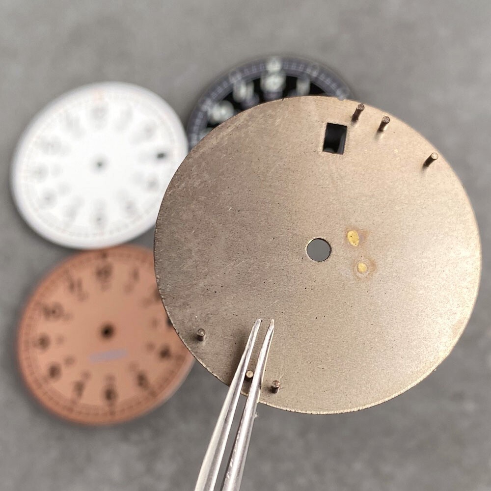 29mm Pilot Style Watch Dial Face and Hands Fit for NH35 NH36 Automatic Movement