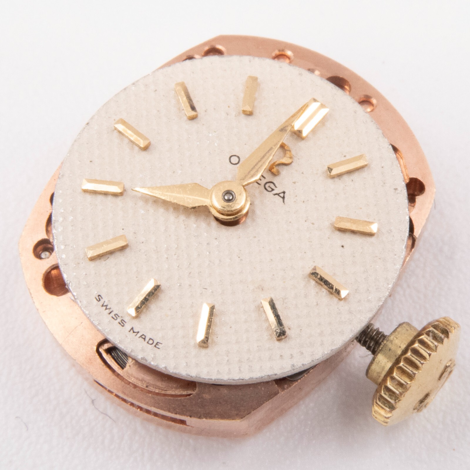 Vintage Omega Caliber 482 17-Jewel 2-Adjustment Wristwatch Movement, Keeps Time