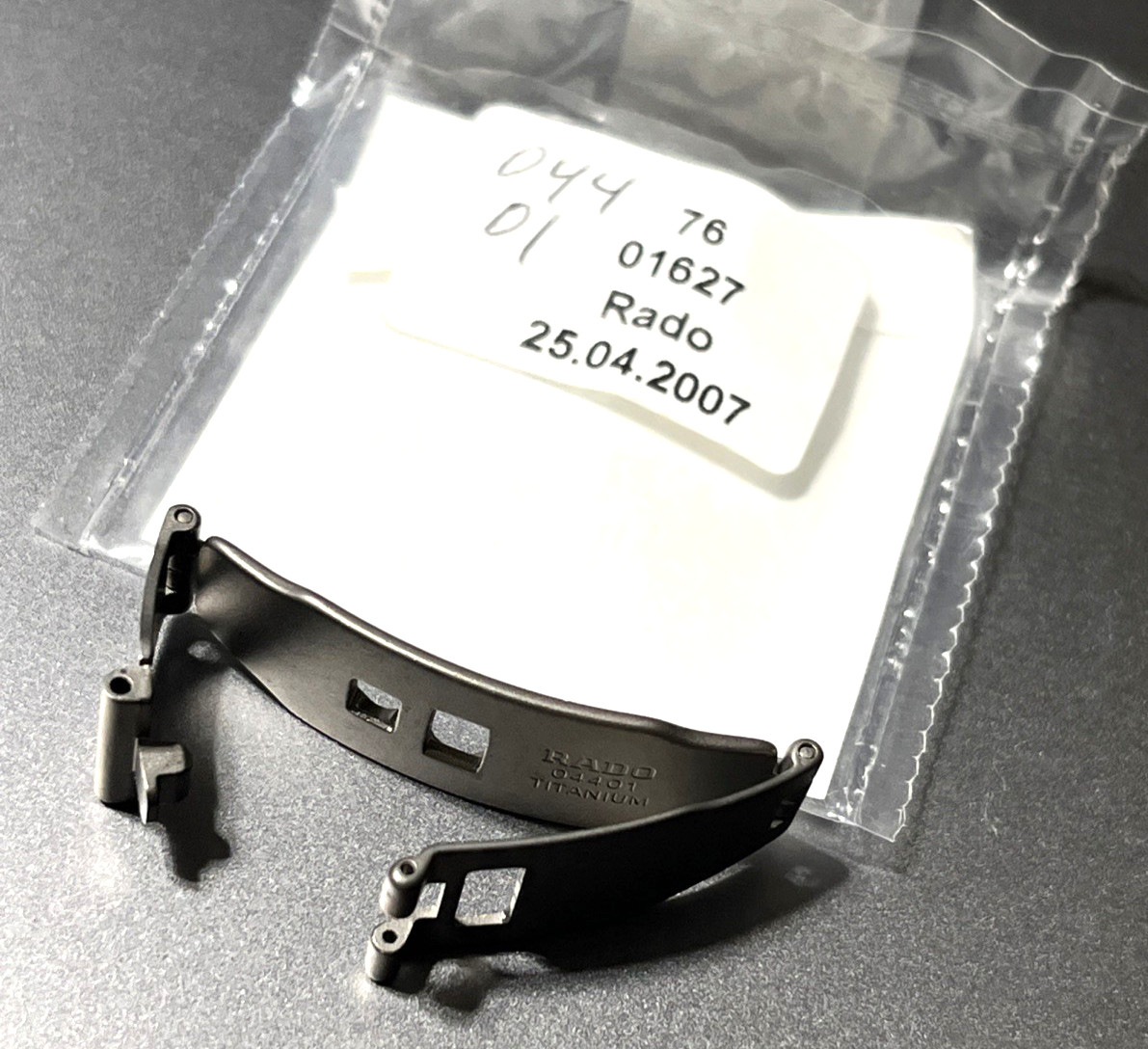 RADO Women Watch Clasp Buckle Double Inner Folding 12 mm Titanium Ref. 04401 OEM