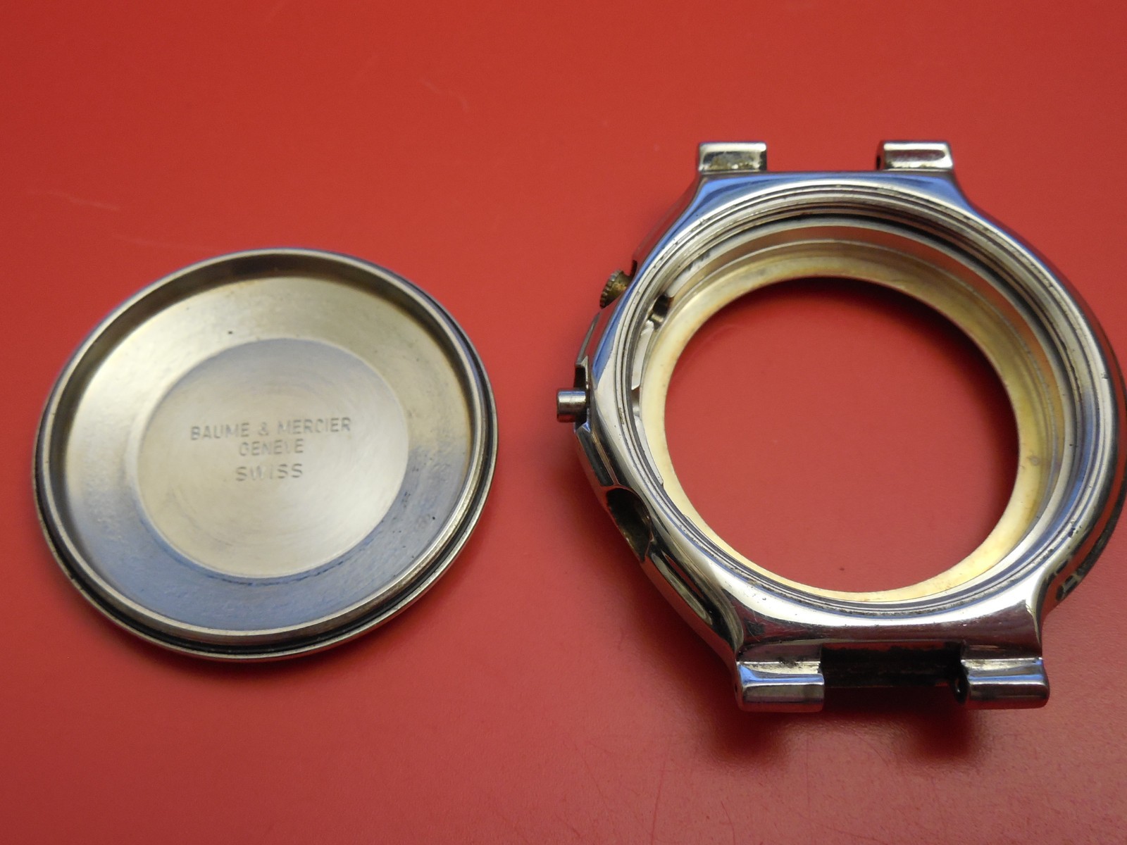 BAUME MERCIER 18K STEEL CHRONOGRAPH FORMULA S CASE PART