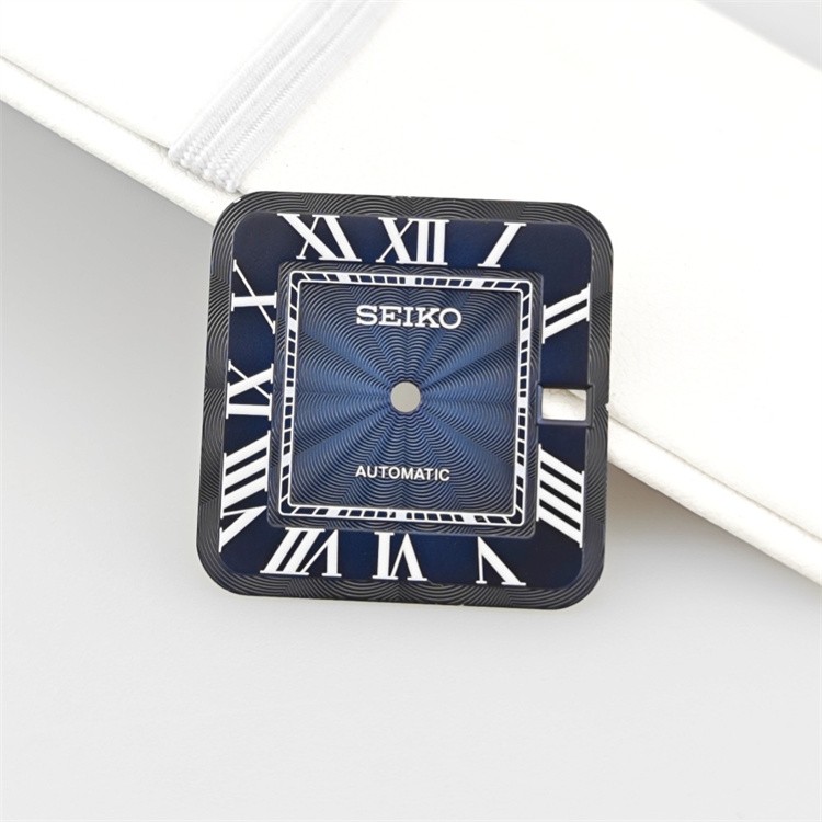 27mm Square Dial Arabic Numerals Modified Watch Dial Fit NH35 NH36 Movement