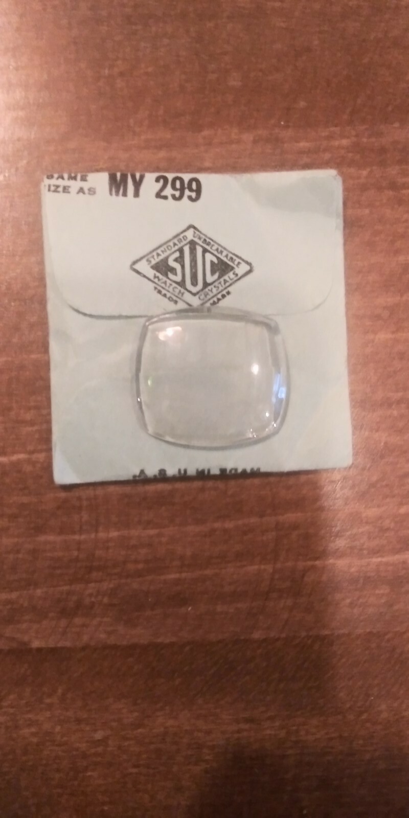 Nos Mw100-15 Elgin Watch Crystal