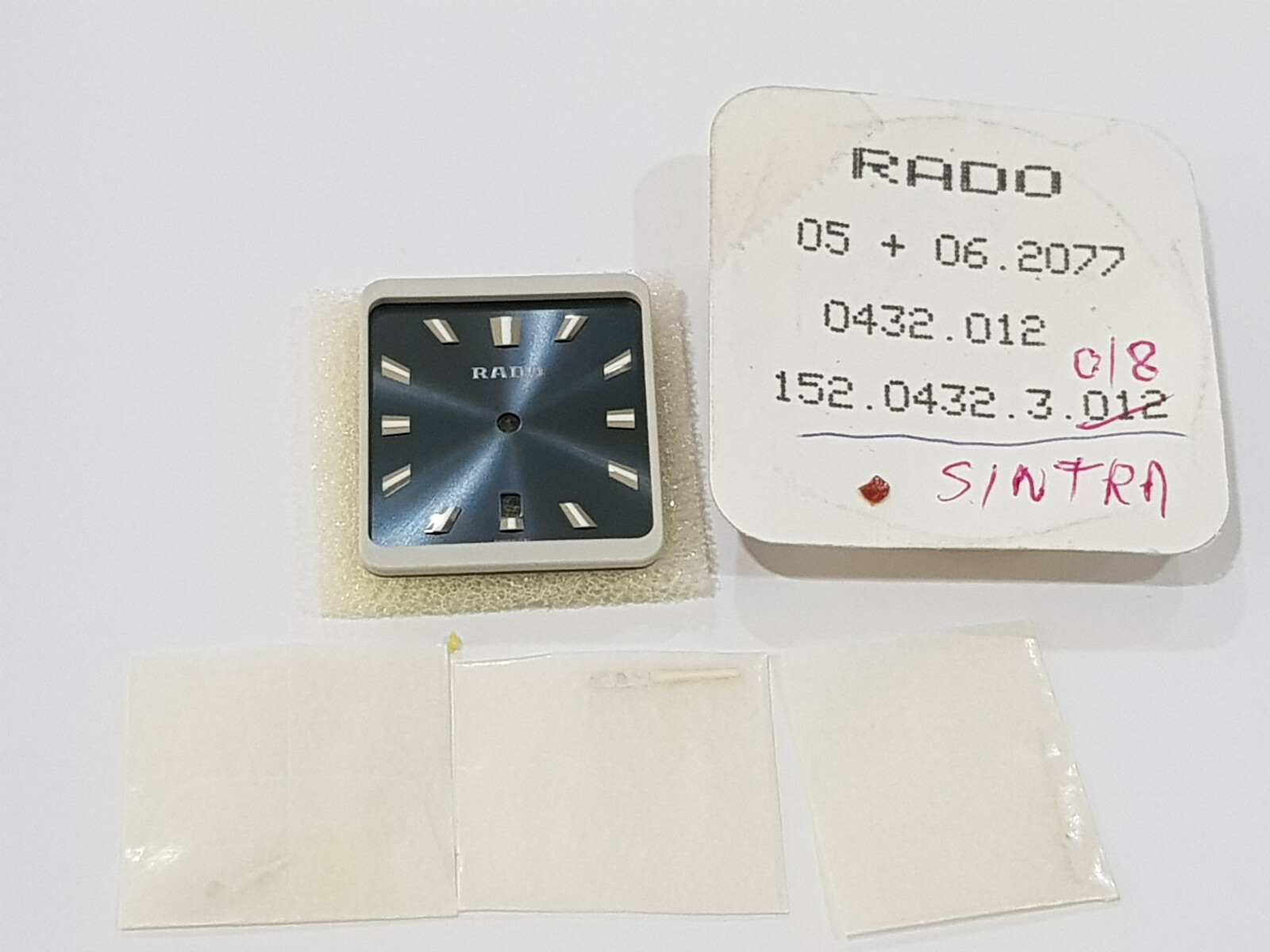 NOS ORIGINAL DIAL Rado Sintra 152.0432.3 Quartz with hands.