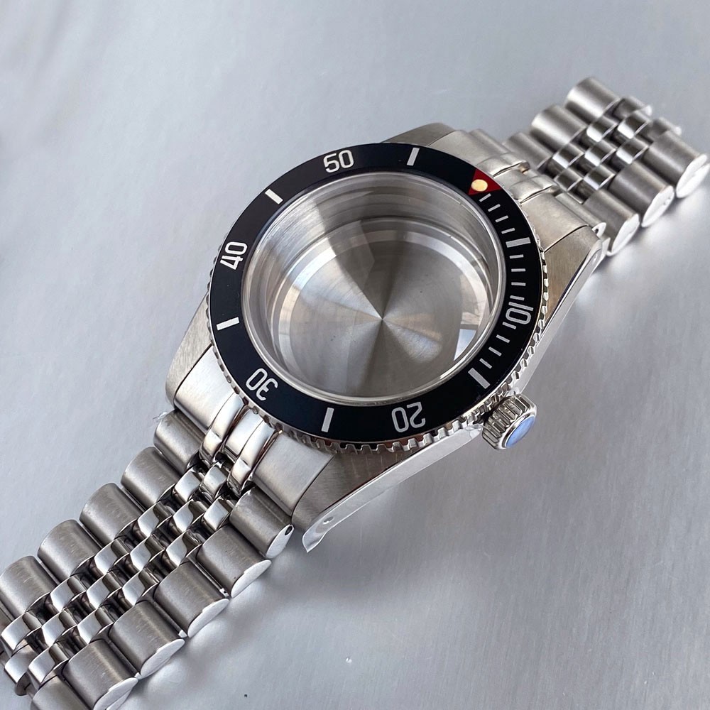 Watch Accessory 38mm 200M Waterproof Case Fit for SUB NH34 NH35 Domed Sapphire