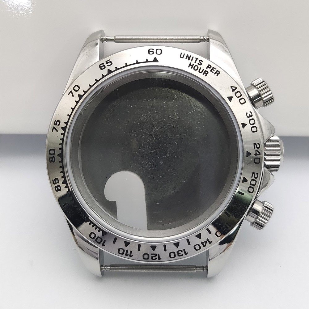 VK63 case 50m waterproof sapphire glass for 29.5-32.5mm dial Watch Tuning Parts