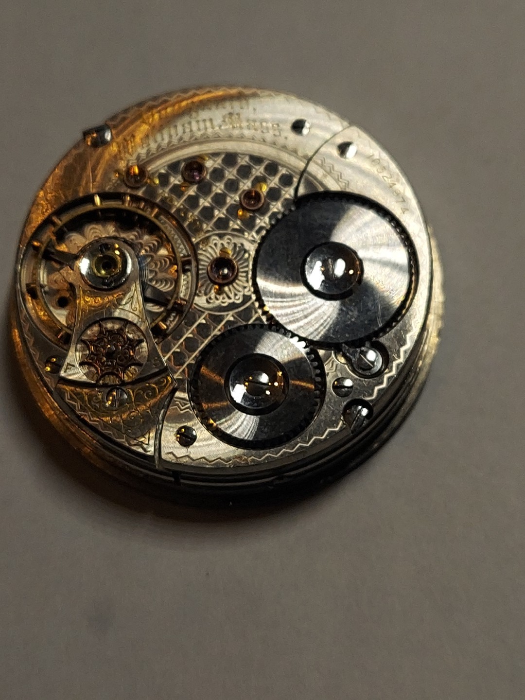 Waltham Vanguard 21 Jewels P.W.Movement Mens U S A