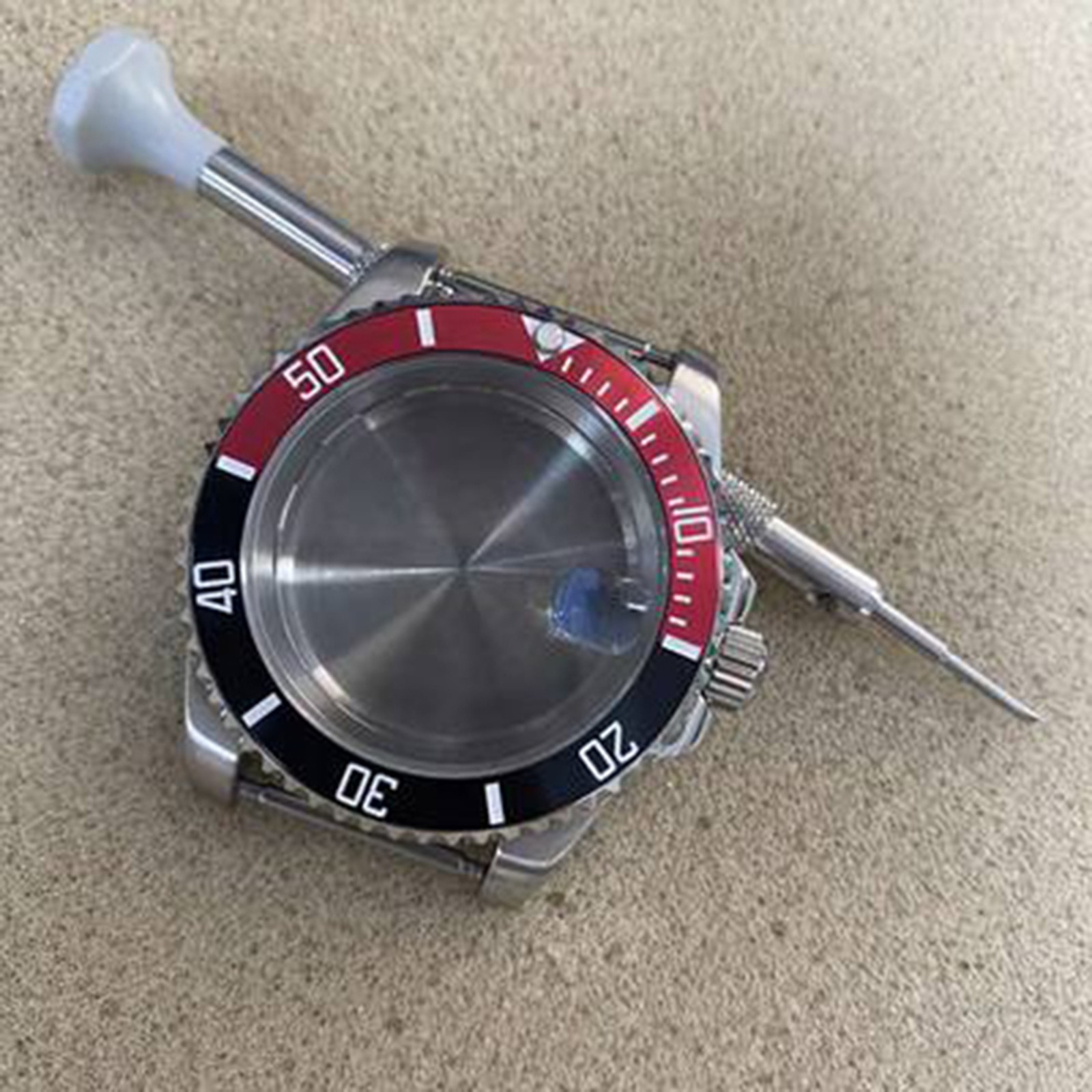Ceramic Ring Stainless Steel Watch Case 40mm Accessories For NH35/36 Movement