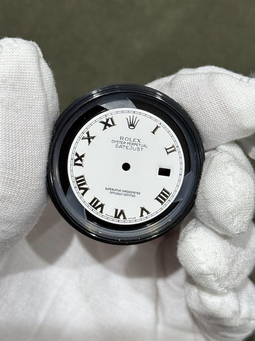 Rolex Datejust 41mm Original Factory White Roman Dial 126334 / 126300