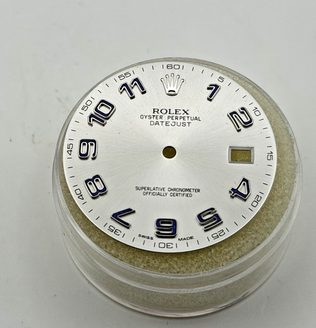 Rolex Datejust 41mm Silver Arabic Dial Ref. 116334 Factory Original