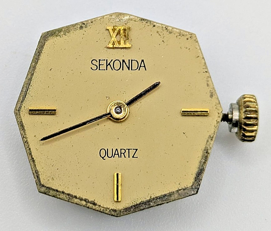Sekonda Remex Quartz Watch Movement Electronics Ltd 132001 23.6mm UNTESTED