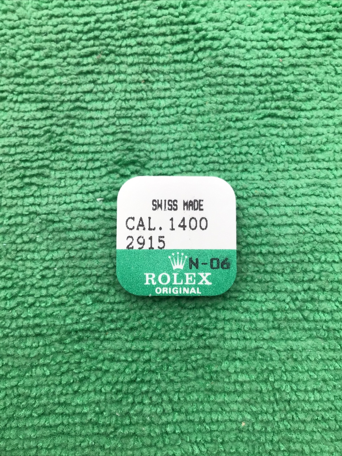 Rolex Cal. 1400 2915 Barrel Complete Genuine Swiss Watch Part, NOS