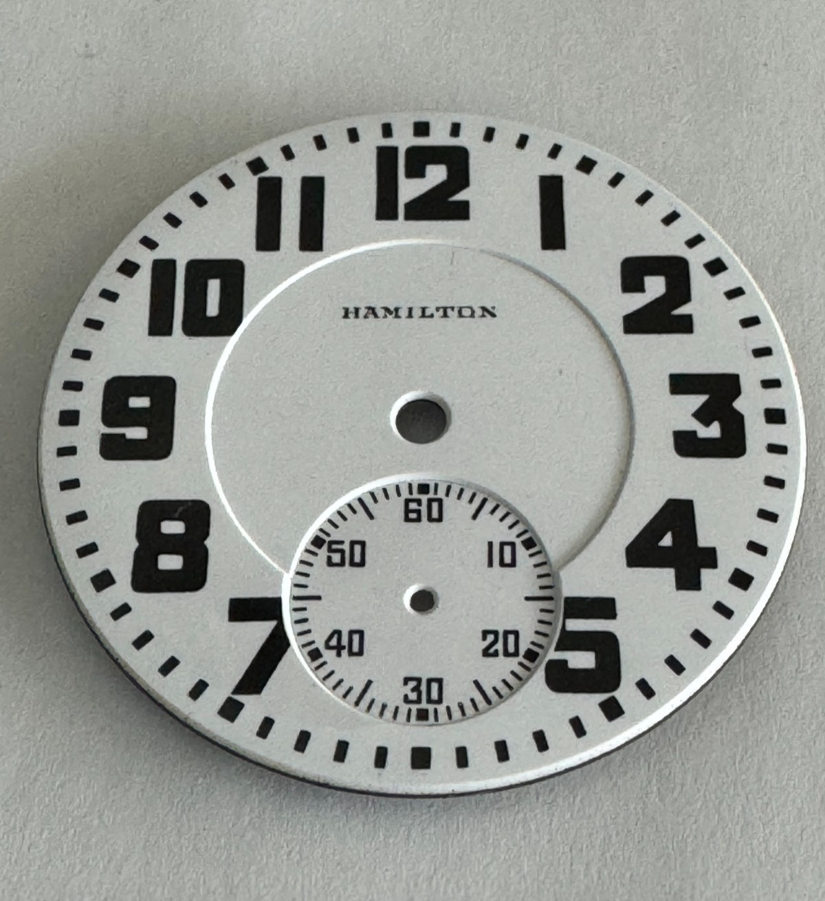 VINTAGE 16 SIZE HAMILTON RAILROAD POCKET WATCH PORCELAIN BOXCAR DIAL!