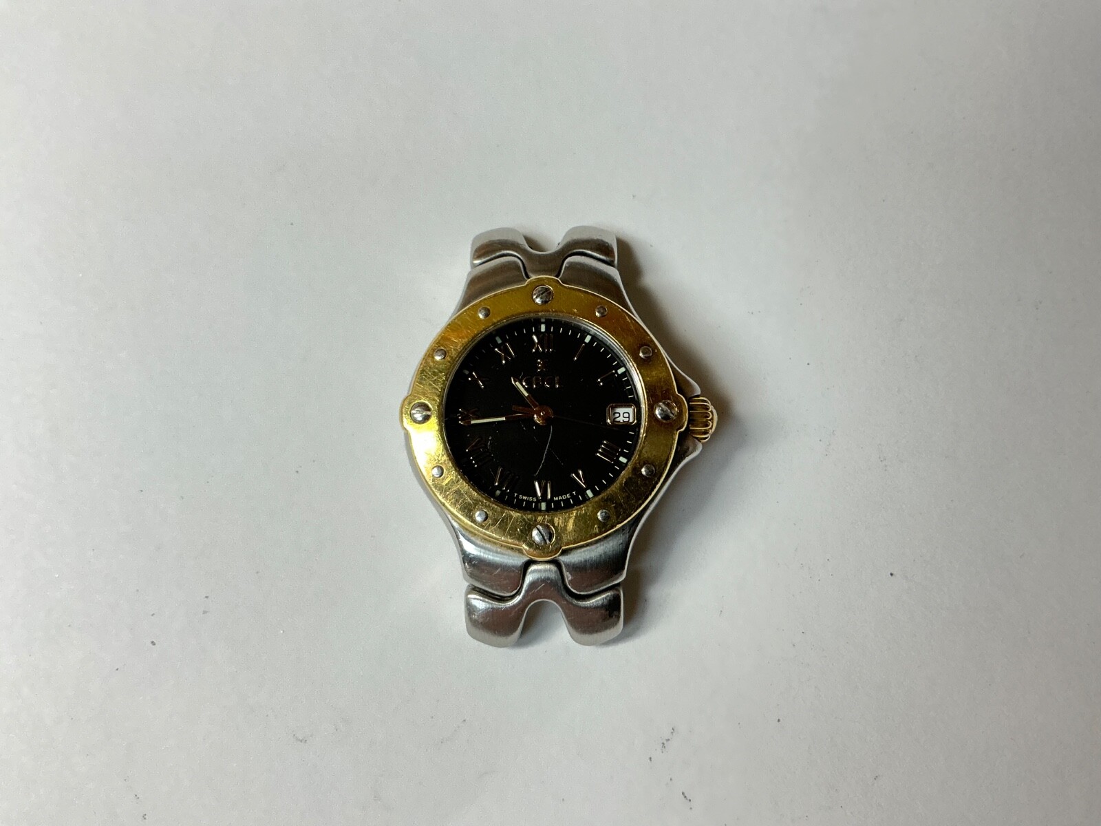 EBEL LADIES SPORTWAVE BAND 1 LINK S/S 15.5MM older model E6012521 Pin/tube TYPE