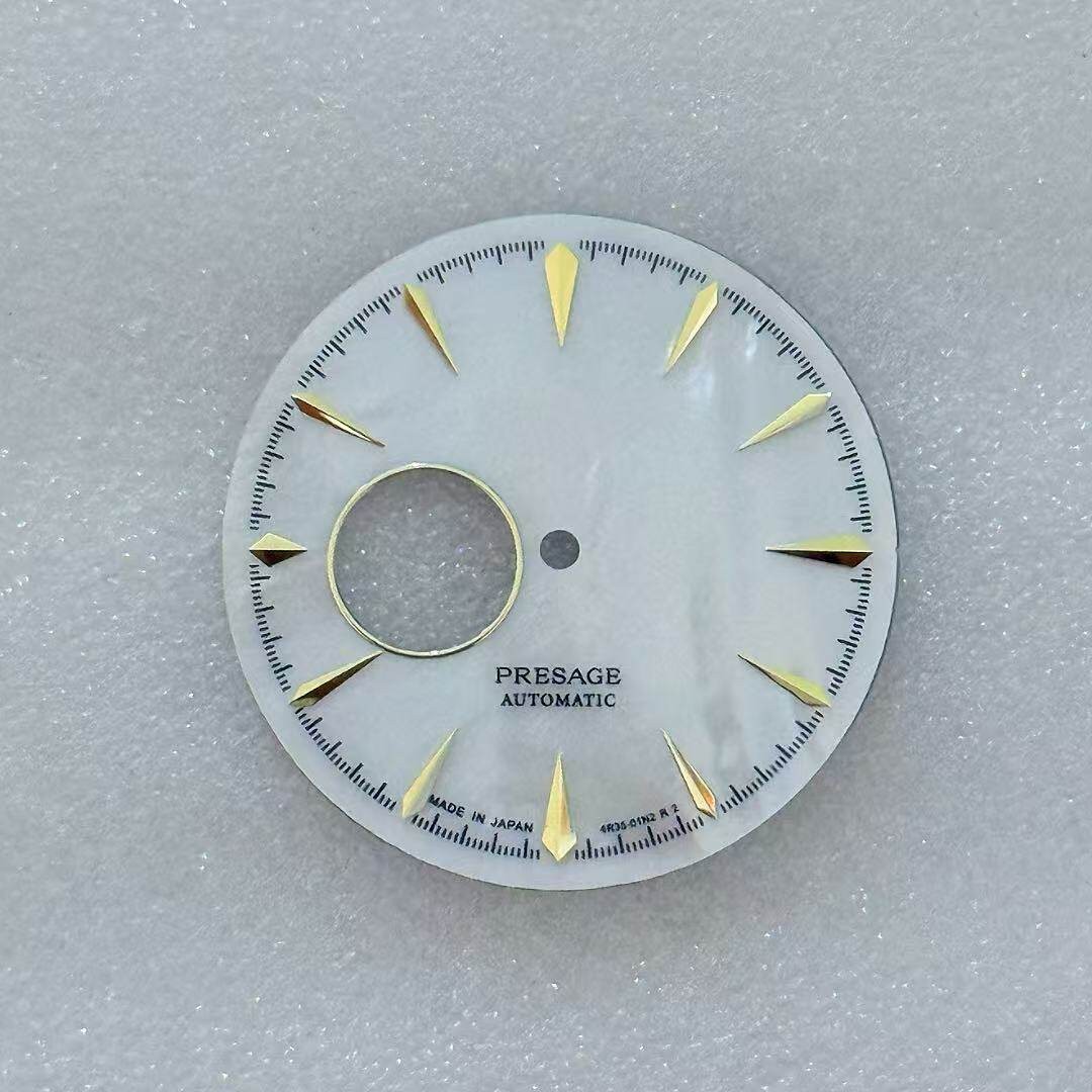 35mm Hollow Out Fritillaria Watch Dial No Lume for Nh38 Nh70/72 Movement Parts
