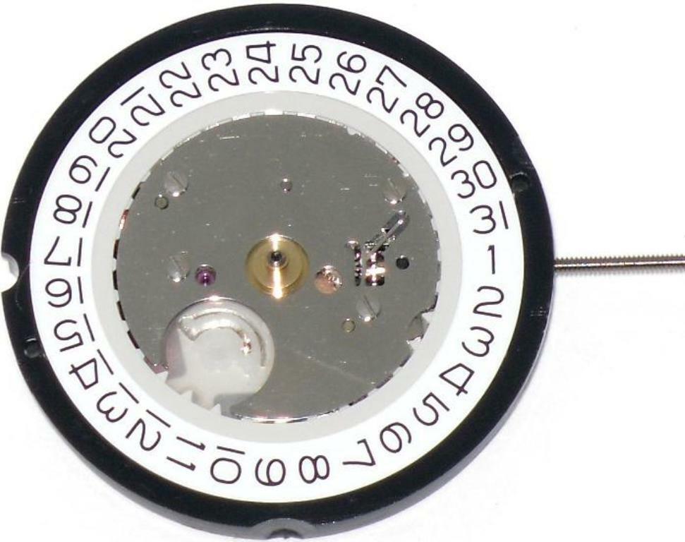 Watch Movement Ronda 515 Date at 3 Position Swiss Movements