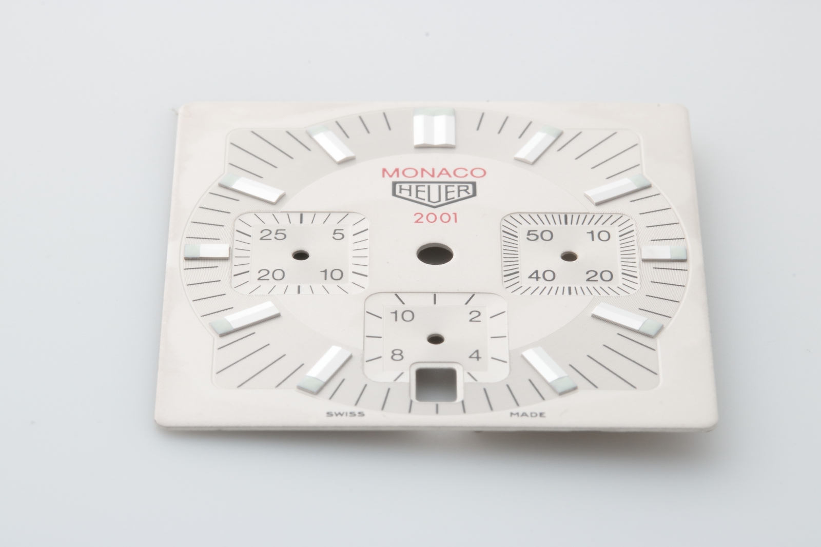 Heuer Monaco 2001 Chronograph Date CS2113 NOS Watch Dial RARE Limited Edition