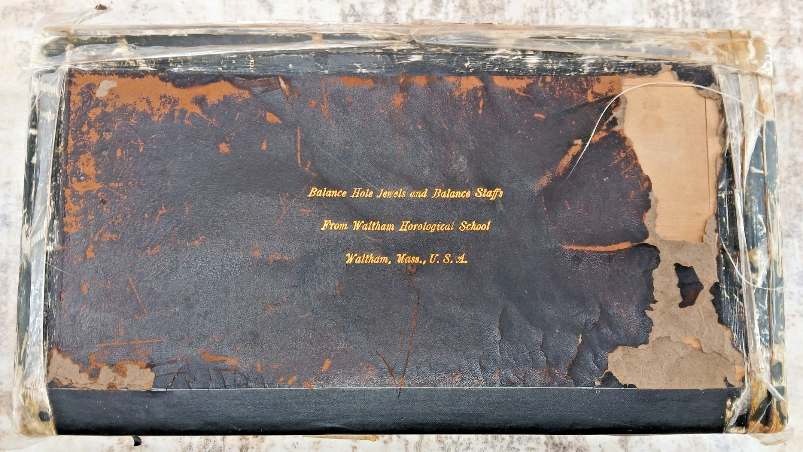 Antique Waltham Horological School Balance Hole Jewels Set *READ*